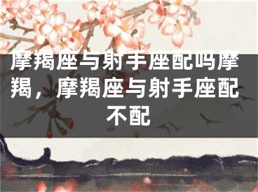 摩羯座与射手座配吗摩羯，摩羯座与射手座配不配