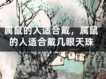 属鼠的人适合戴，属鼠的人适合戴几眼天珠