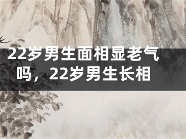 22岁男生面相显老气吗，22岁男生长相